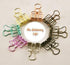 SILVER Skeleton Frame Hollow Wire Binder Clips Small, Medium & Large! Super cute and very strong!