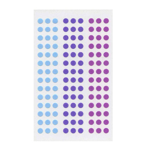 Stalogy Circular Washi Tape Patches | 5 mm Shuffle Pale