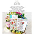 Suatelier Sonia PVC Stickers 2046 | Dear My Love Flower Stickers Daisy Stickers Zinnia Stickers