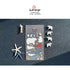 Suatelier Sonia PVC Transparent Stickers 1071 | Sea Animals Polar Bear Harp Seal Penguin Stickers