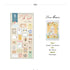 Suatelier Sonia PVC Transparent Stickers 2033 | Honey Garden Honey Bee Stickers Hexagonal Bee Hive