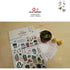 Suatelier Sonia PVC Transparent Stickers 1007 | Fragrance Plants Gardening Garden
