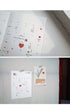 Suatelier Translucent Planner Stickers 1657 | Plain Shapes 53 Heart Translucent Stickers