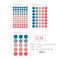 TRANSPARENT PET Pastel Dot Stickers Circle Stickers | Pomelo