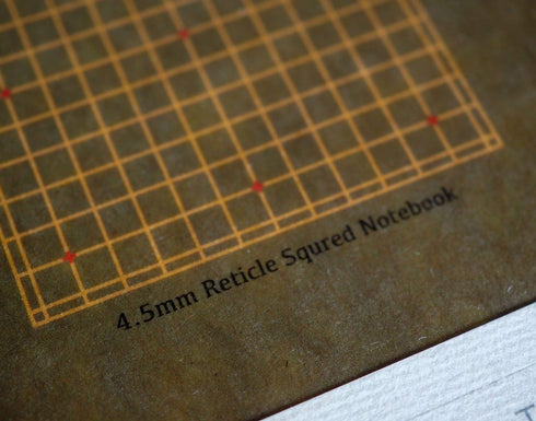 Yamamoto Ro-Biki Notebook 3.6" x 8.3" Basic Chiffon Paper | 4.5 mm Grid