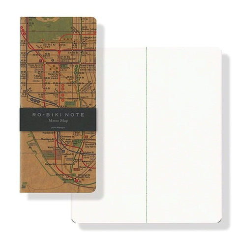 Yamamoto Ro-Biki Notebook 3.6" x 8.3" Blank Basic Chiffon Paper | New York The Station
