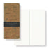 Yamamoto Ro-Biki Notebook 3.6" x 8.3" Blank Basic Chiffon Paper | Topographical Map