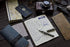 Yamamoto Ro-Biki Notebook 3.6" x 8.3" Blank Basic Chiffon Paper | Topographical Map