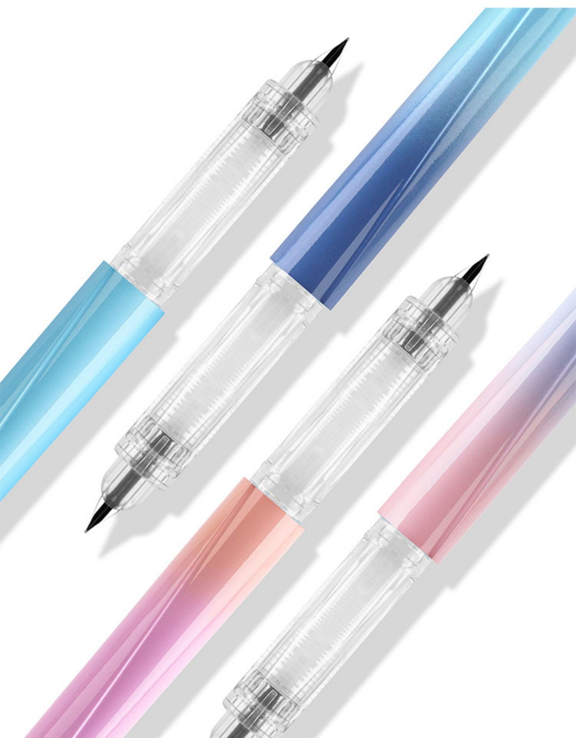 SUNSET Dianshi 0.38mm EXTRA Fine Fountain Pen Set Deluxe Foutain Pen Set Fountain Pen Extra Fine Nib Ink Cartridges | DS-756